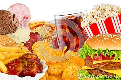 Fast food Stock Photo