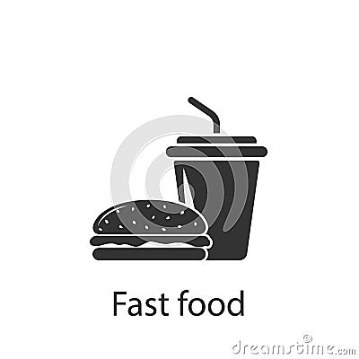 Fast food icon. Element of drink and food icon for mobile concept and web apps. Detailed Fast food icon can be used for web and Stock Photo