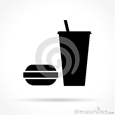 Fast food icon Vector Illustration