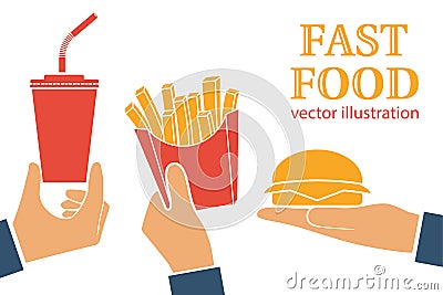 Fast food icon Vector Illustration