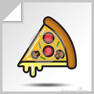 Fast food icons_8 Vector Illustration