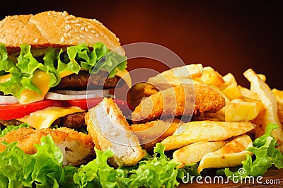 Fast food Stock Photo