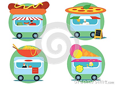 Fast food series Vector Illustration