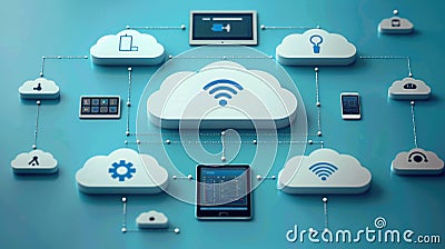 Fast internet wifi, seamless connectivity for swift browsing and streaming, network speeds efficient online activities Stock Photo