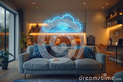 Fast internet wifi, seamless connectivity for swift browsing and streaming, network speeds efficient online activities Stock Photo