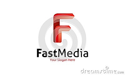 Fast Media Logo Vector Illustration