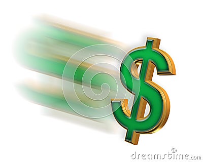 Fast Money Business concept Stock Photo