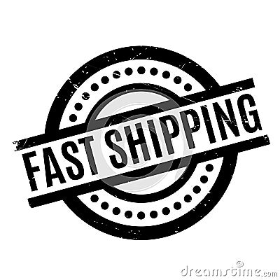 Fast Shipping rubber stamp Vector Illustration