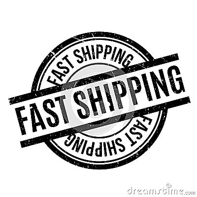 Fast Shipping rubber stamp Vector Illustration