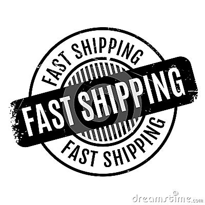 Fast Shipping rubber stamp Vector Illustration