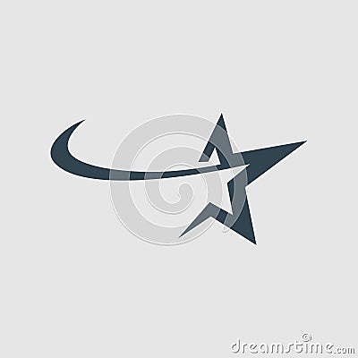 Fast star monogram design logo inspiration Vector Illustration