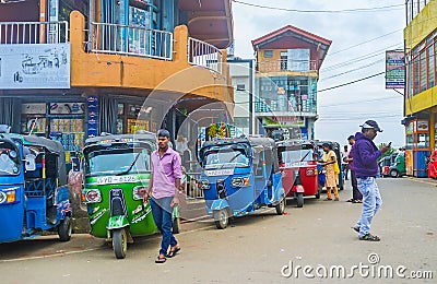 The fast taxi Editorial Stock Photo