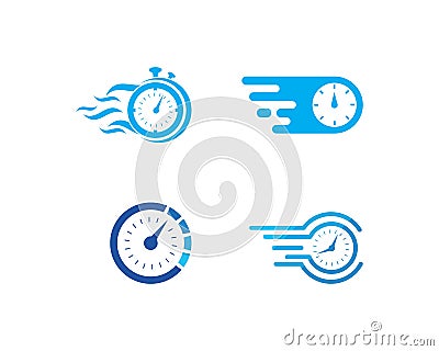 Fast Time logo vector Vector Illustration