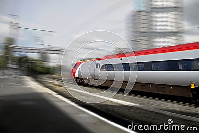 Fast train Stock Photo