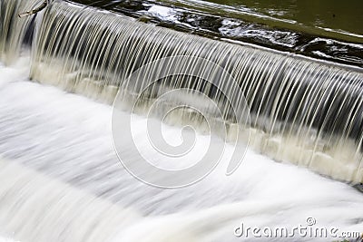 Fast weir Stock Photo