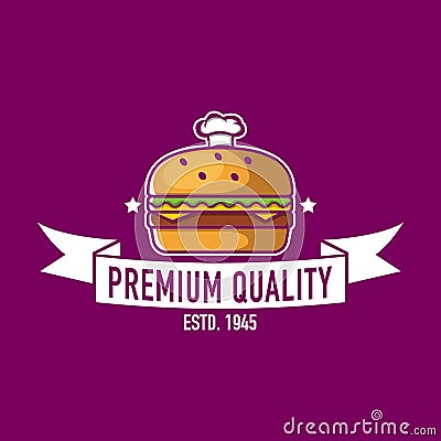 Fastfood logo design Vector Illustration