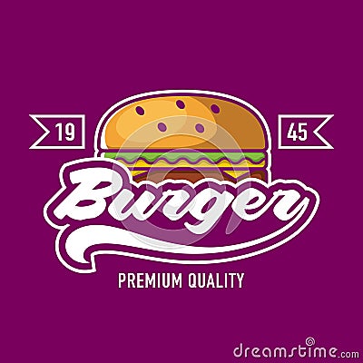 Fastfood logo design Vector Illustration