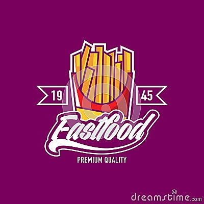 Fastfood logo design Vector Illustration