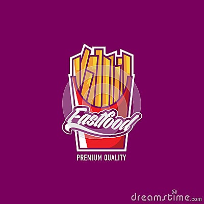 Fastfood logo design Vector Illustration