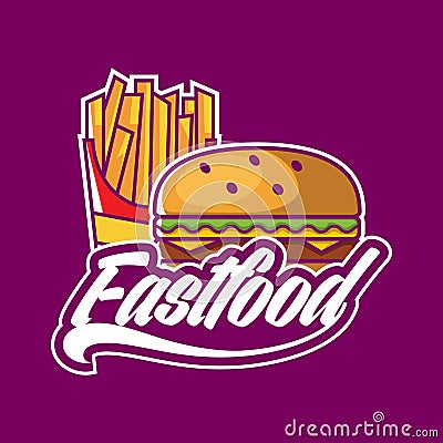 Fastfood logo design Vector Illustration
