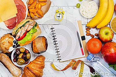 5:2 fasting diet concept Stock Photo