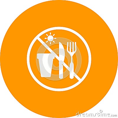 Fasting Vector Illustration