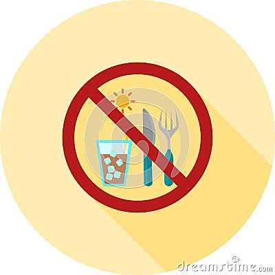 Fasting Vector Illustration