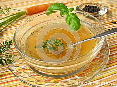 Fasting soup Stock Photo