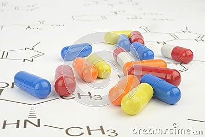 Fat Burner Pills Stock Photo