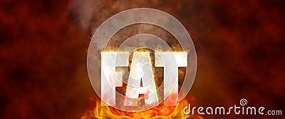 Fat Burning Illustration Stock Photo