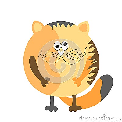 cat character cartoon vector Vector Illustration