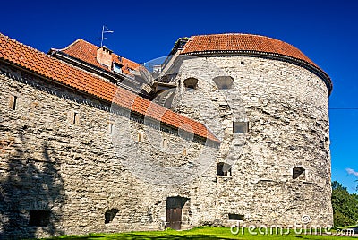 Fat Margaret, a fortress tower in Tallinn Stock Photo