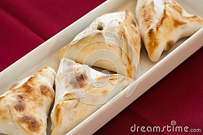 Fatayer, Lebanese Food. Stock Photo