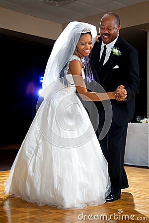 Father Daughter Dance Stock Photo