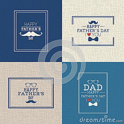 Father day background Vector Illustration