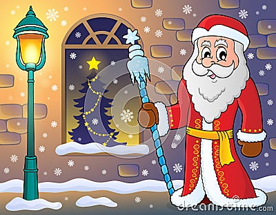 Father Frost theme image 5 Vector Illustration