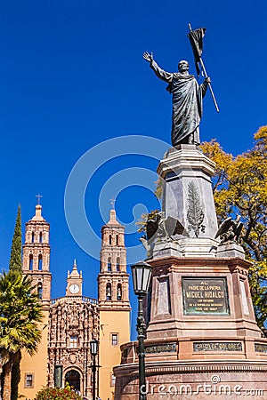 Father Miguel Hidalgo Statue Dolores Hidalgo Mexico Stock Photo