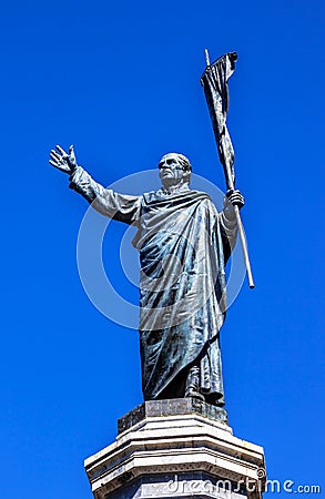 Father Miguel Hidalgo Statue Dolores Hidalgo Mexico Stock Photo