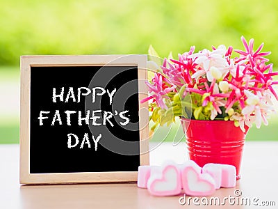 Father`s day concept. Stock Photo