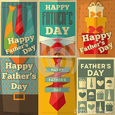 Father's Day Vector Illustration