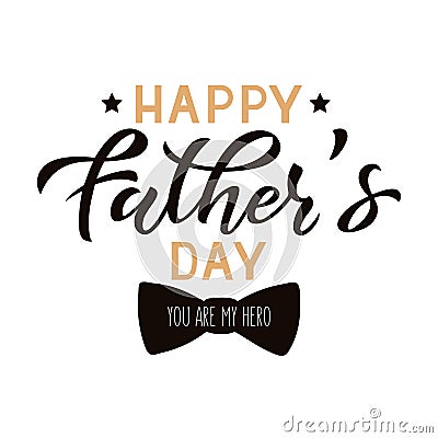 Father`s day Vector Illustration