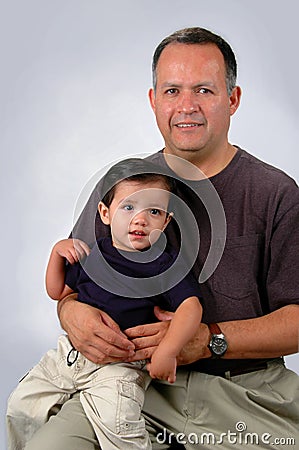 Father and Son Stock Photo