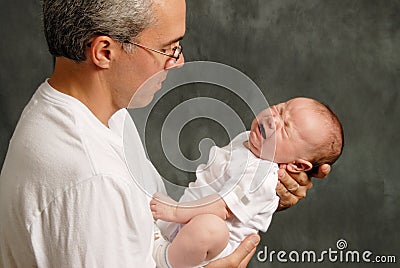 Father and Son Stock Photo