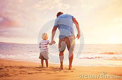 Father and son Stock Photo