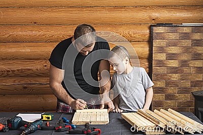 Father and son Stock Photo