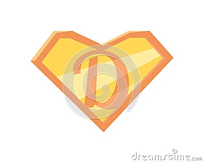 Father Superhero Symbol Vector Illustration