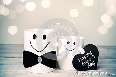 Fathers day greetings concept. Stock Photo