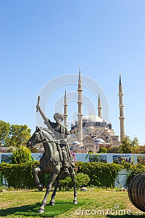 Fatih Sultan Mehmet memorial Editorial Stock Photo