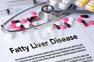 Fatty Liver Disease Stock Photo