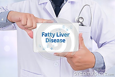 Fatty Liver Disease Stock Photo